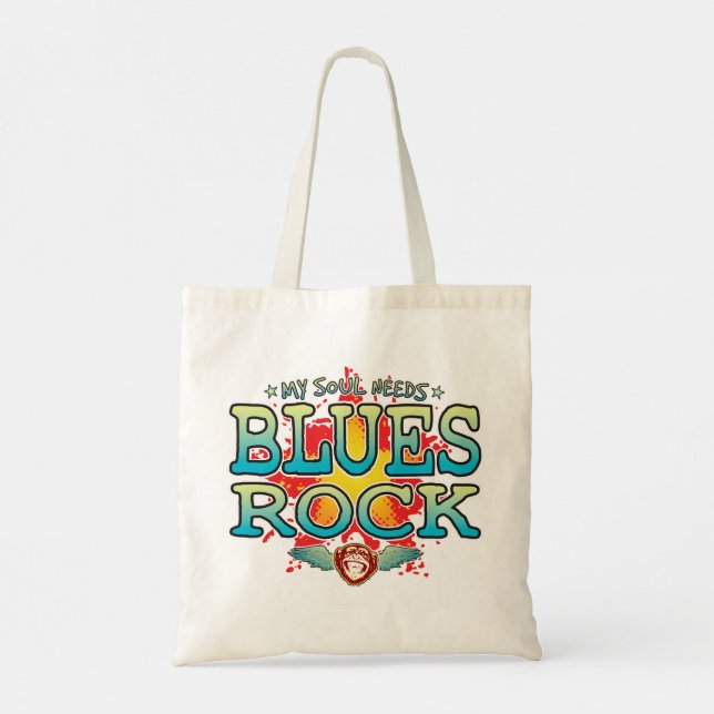 Blues Rock Soul Tote Bag (Back)