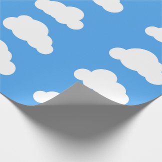 Blues skies - gift wrap