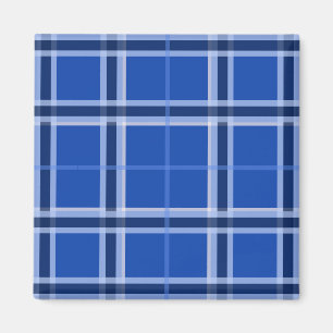 Blues Tartan Magnet