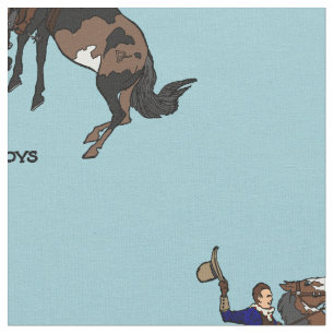 BlueSky Cowboys Fabric