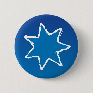 Bluestar Badge 2 Inch Round Button