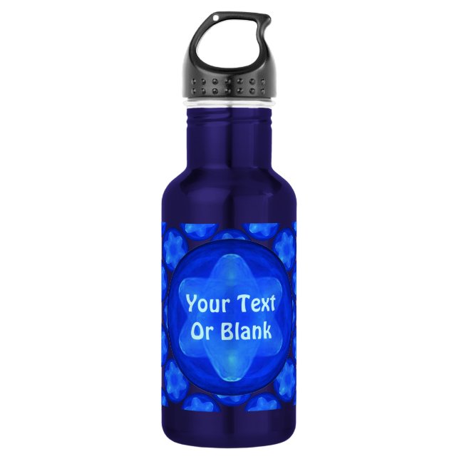 Bluestar Fractal 532 Ml Water Bottle (Front)