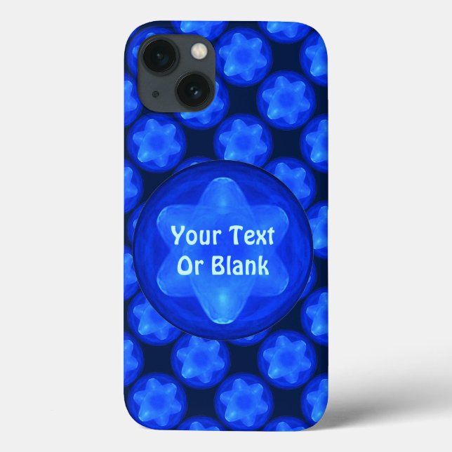 Bluestar Fractal Case-Mate iPhone Case (Back)