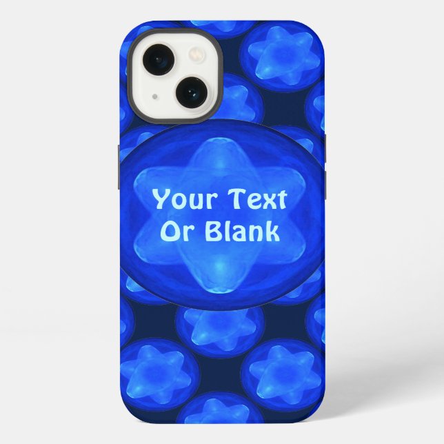 Bluestar Fractal iPhone Case (Back)