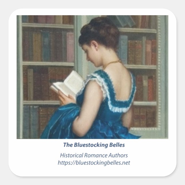 Bluestocking Belle Logo Stickers (Front)