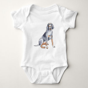 Bluetick Coonhound Baby Bodysuit
