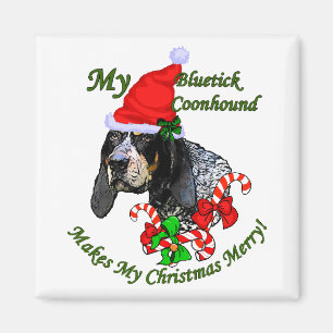 Bluetick Coonhound Christmas Gifts Magnet