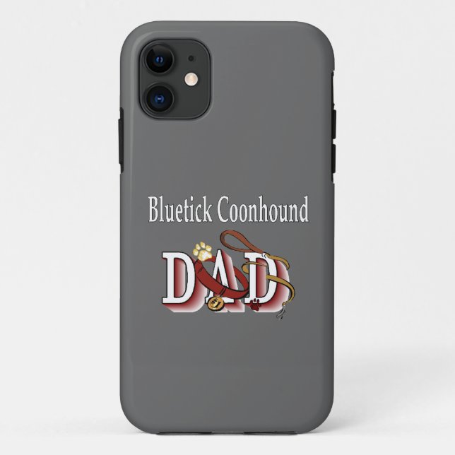 Bluetick Coonhound Dad Case-Mate iPhone Case (Back)