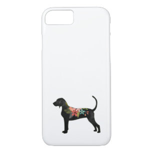 Bluetick Coonhound Dog Breed Boho Silhouette Case-Mate iPhone Case