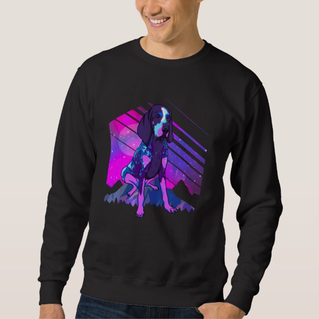 Bluetick Coonhound Dog Sweatshirt (Front)