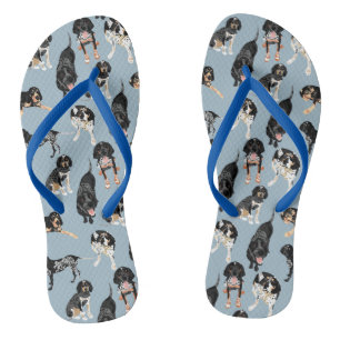 Bluetick Coonhound Flip Flops