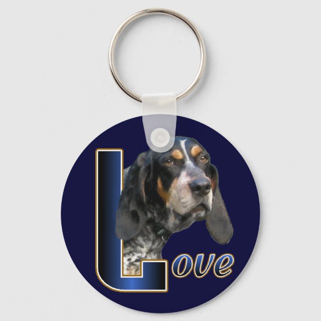 Bluetick Coonhound Gifts Keychain (Front)