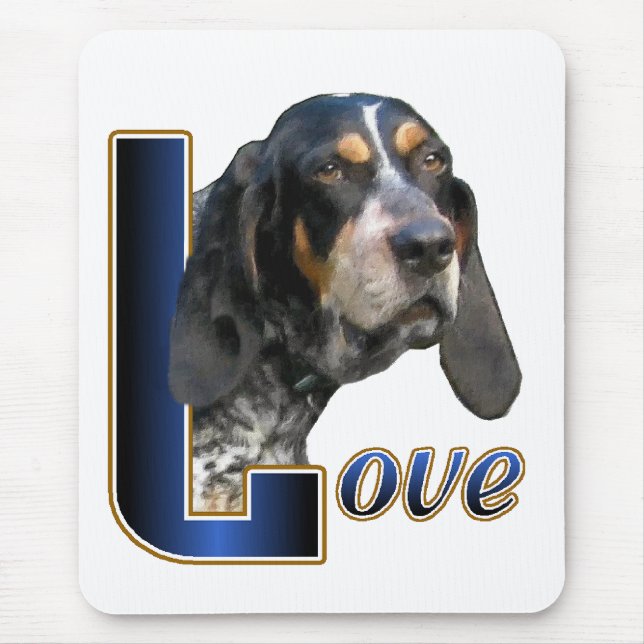 Bluetick Coonhound Gifts Mouse Pad (Front)