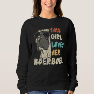 Bluetick Coonhound Girl Cool Vintage Retro For Dog Sweatshirt