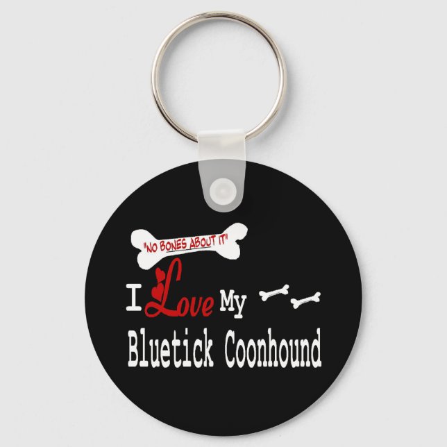 Bluetick Coonhound Keychain (Front)
