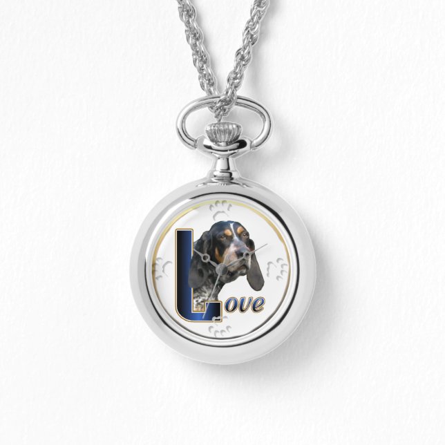 Bluetick Coonhound Love Gifts Watch (Front)