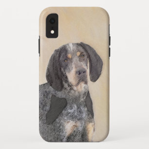 Bluetick Coonhound Painting - Cute Original Dog Ar iPhone XR Case