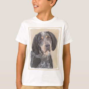 Bluetick Coonhound Painting - Cute Original Dog Ar T-Shirt