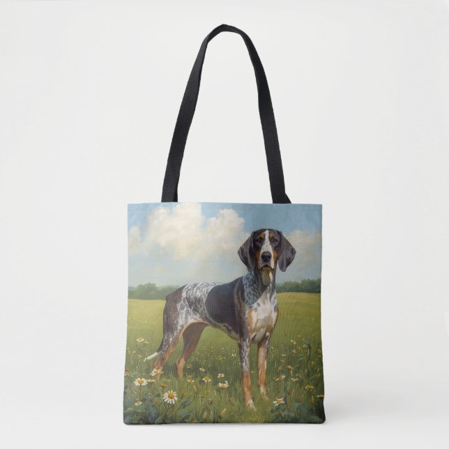 Bluetick Coonhound Tote Bag (Front)