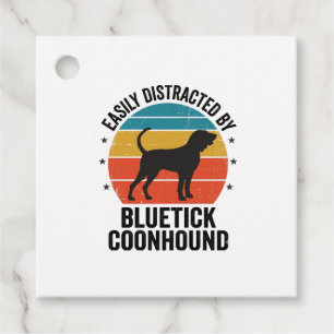 Bluetick Coonhound Vintage Dog Lover Shirt Design_ Favour Tags