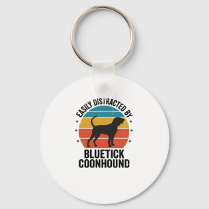 Bluetick Coonhound Vintage Dog Lover Shirt Design_ Keychain