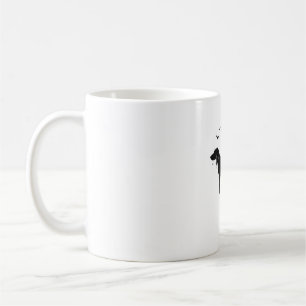 Bluetick Dog – Halloween Moon Silhouette Classic T Coffee Mug