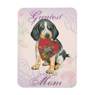 Bluetick Heart Mom Magnet