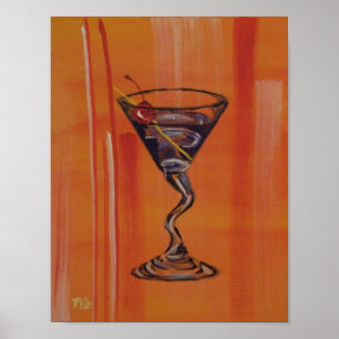 "Bluetini" print