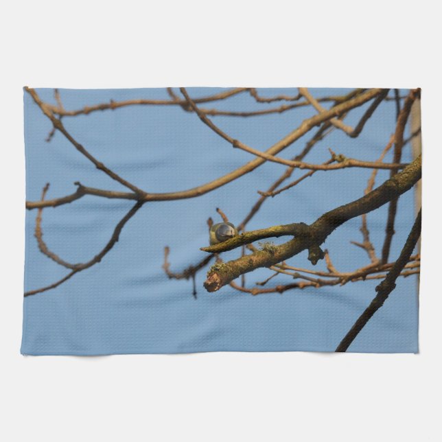 Bluetit Kitchen Towel (Horizontal)