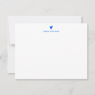BLUETTE Doodle Heart Formal Classic Family Card