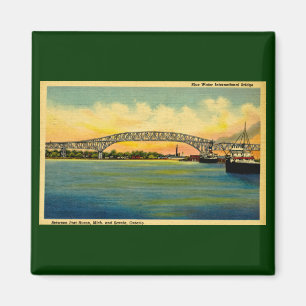 Bluewater Bridge Port Huron Michigan Magnet