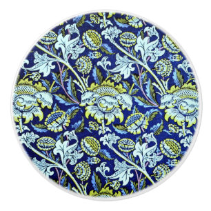 Bluewey, a William Morris design, Ceramic Knob