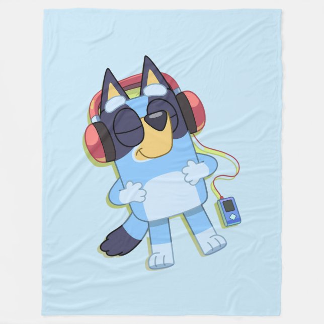 Bluey Fleece Blanket (Front)