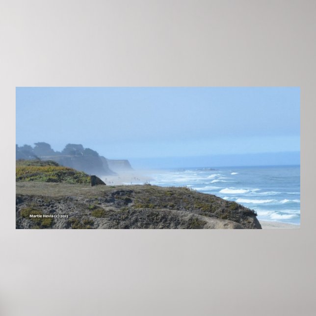 Bluffes à Half Moon Bay II - Poster (Devant)