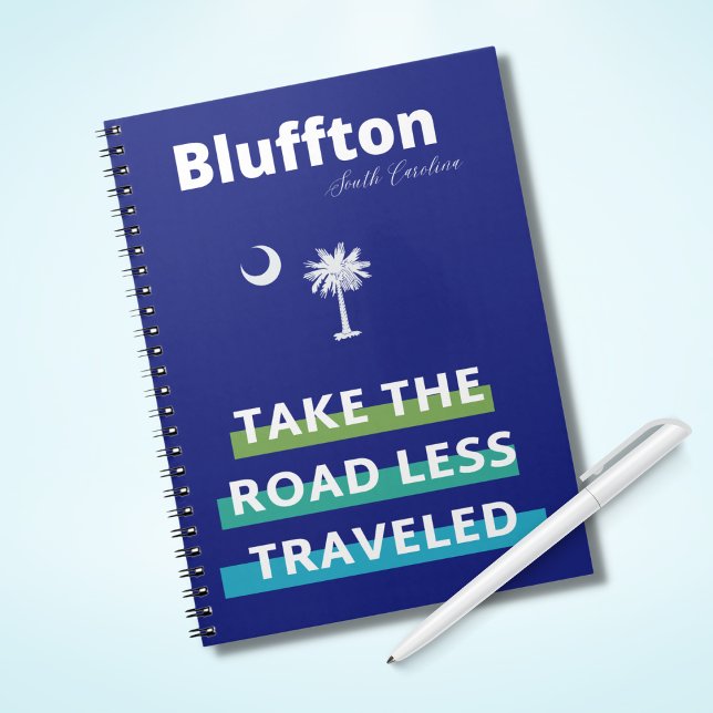 Bluffton South Carolina The Road Less Travelled  Notebook (Creator Uploaded)