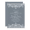 Bluish Grey 60th Birthday Party Creative Lace