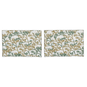 Bluish Olive Foliage Pillowcase