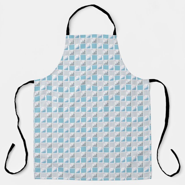 Bluish Stils A+ Apron (Front)