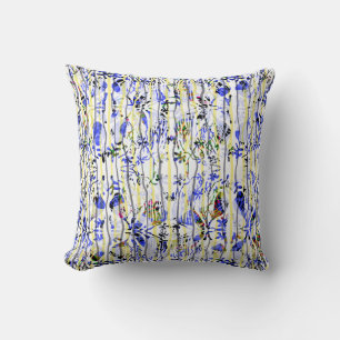 Bluish Throw Pillow