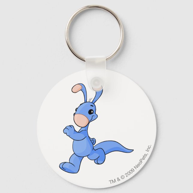 Blumaroo Blue Keychain (Front)