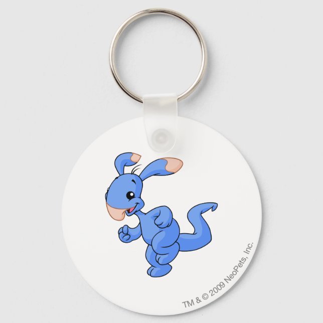 Blumaroo Blue Keychain (Front)