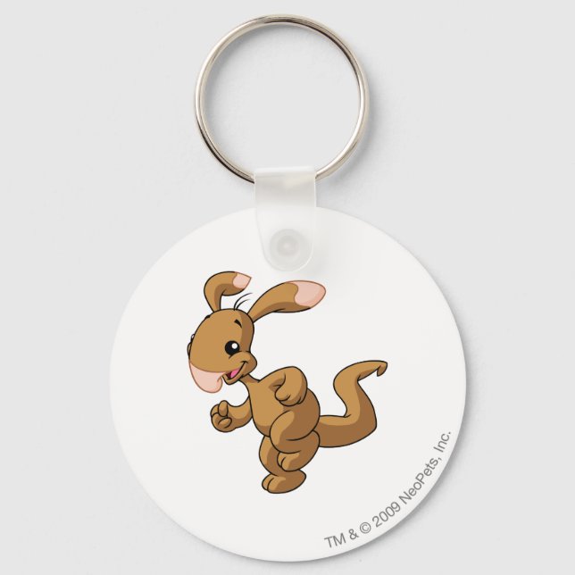 Blumaroo Brown Keychain (Front)