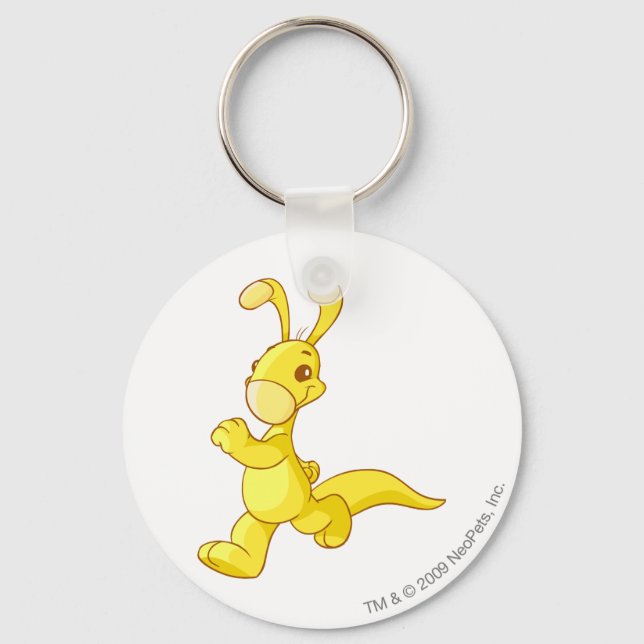 Blumaroo Gold Keychain (Front)