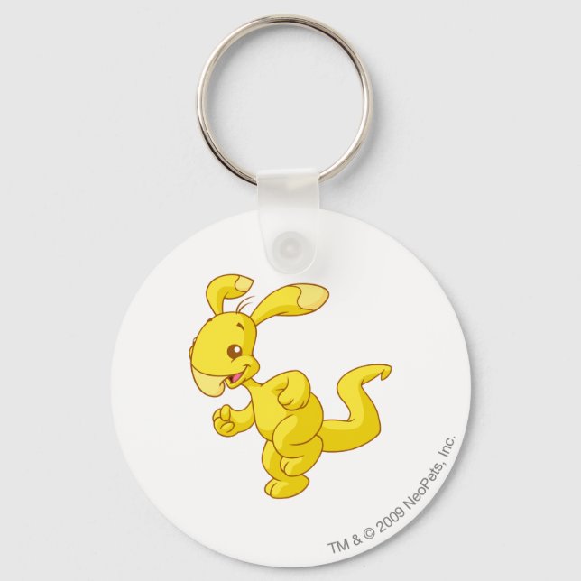 Blumaroo Gold Keychain (Front)