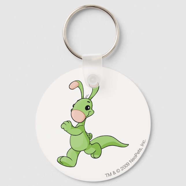 Blumaroo Green Keychain (Front)