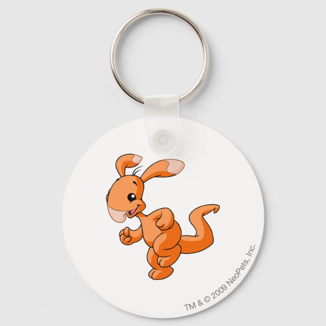 Blumaroo Orange Keychain (Front)