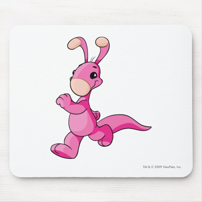 Blumaroo Pink Mouse Pad (Front)