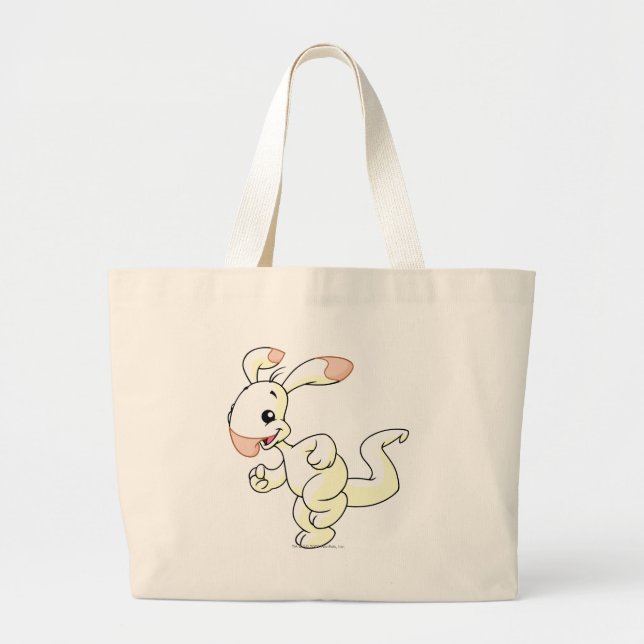 Blumaroo White Large Tote Bag (Front)