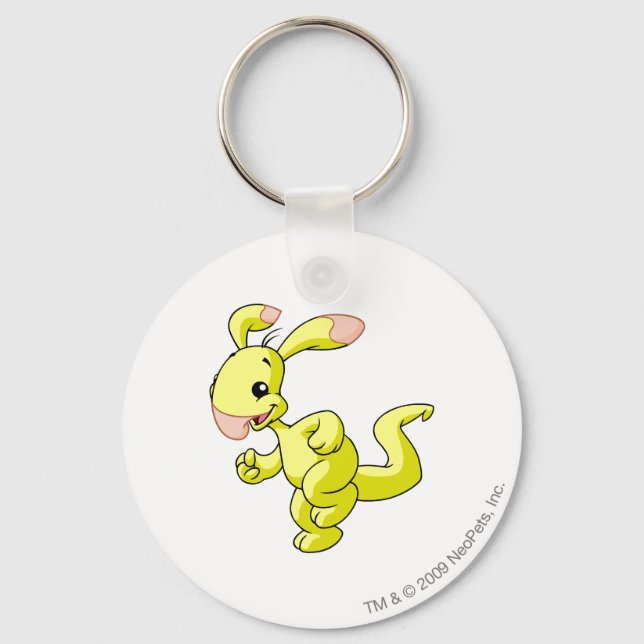 Blumaroo Yellow Keychain (Front)