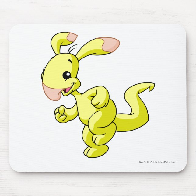 Blumaroo Yellow Mouse Pad (Front)